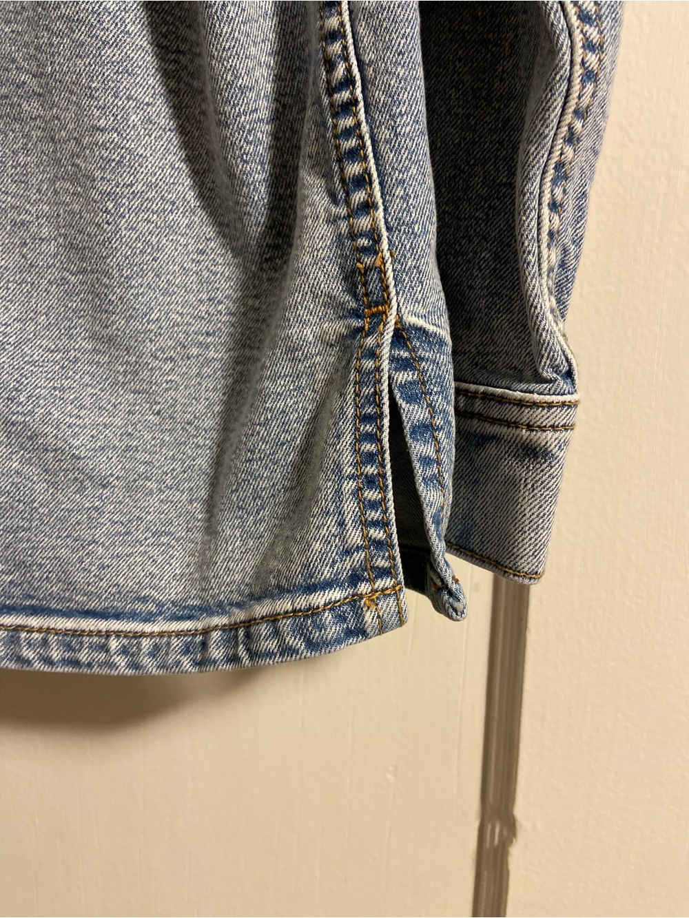 Free People x Driftwood Denim Shabby Chic Jacket Floral Patchwork Rustic Boho S - Picture 10 of 16